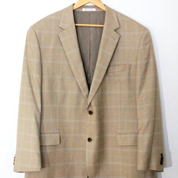 ✨Host Pick✨ Vintage MICHAEL KORS silk wool boyfriend blazer oversized Size 46R - Picture 2 of 8